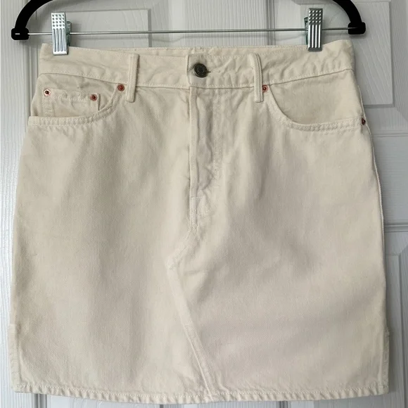 NWOT GRLFRND Blaire Denim Mini Skirt in Size 27 - Picture 2 of 16